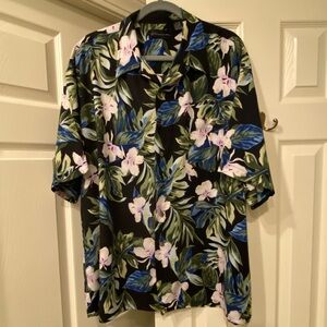 D’amonte Men’s Floral XL Hawaiian Shirt EUC